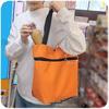 Rolling Shopping Bag Foldable Tote 2 In 1 with Wheels Shoulder Trolley for Kitchen Vegetable