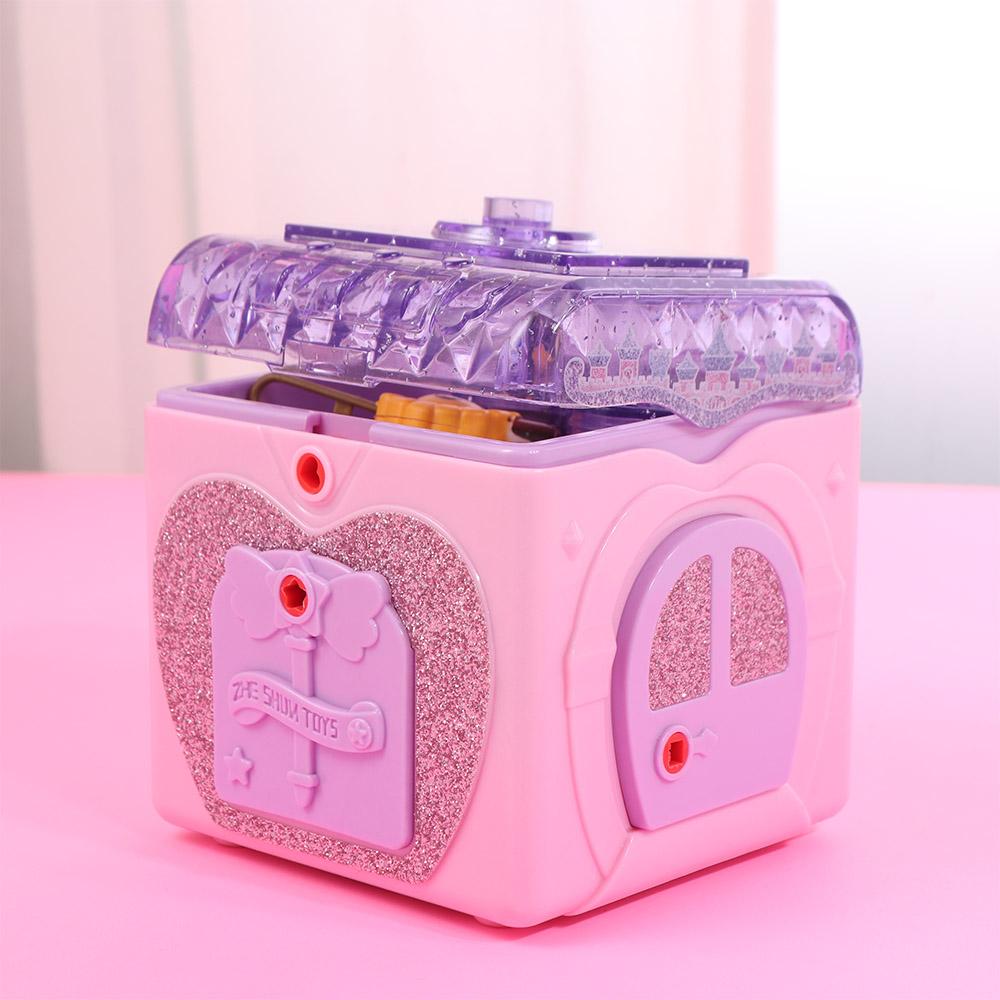 With Lock Key Treasure Chest Toy Educational Toys Girl's Jewelry Toys Birthday Xmas Gift