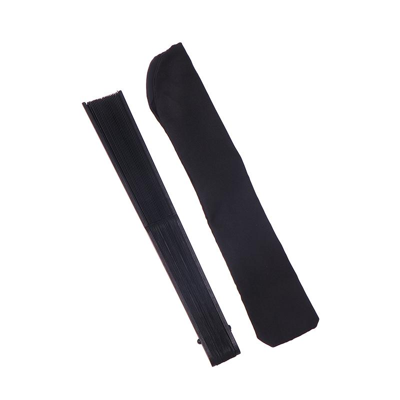 Черный ручной веер Винтажные складные веера Свадебные сувениры Принадлежности Китайский ручной веер Веер для классического танца Веер для рукоделия Легкий