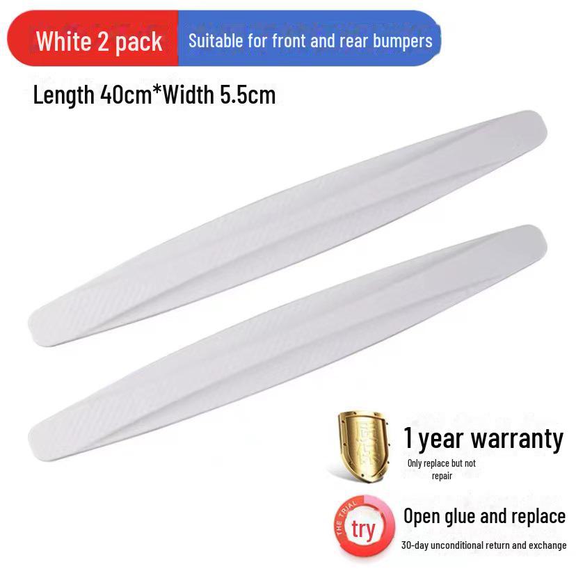 Защитные полосы из углеродного волокна для переднего и заднего бампера от царапин