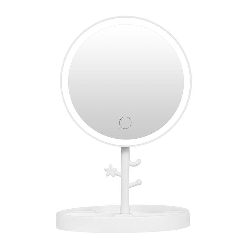 Светодиодное зеркало для макияжа с лампой настольного типа Интернет знаменитости заполняющее световое зеркало Ins Style Dormitory Desktop портативное туалетное зеркало