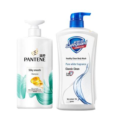 Набор: Шампунь Pantene Шелк и Блеск и Классический Гель для душа
