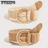 2 шт. Спортивные плетеные ремни в богемном стиле, элегантные, в стиле ретро, повседневные ремни, подходящие для лета, пляжа, идеально подходящие для сочетания с платьями и юбками