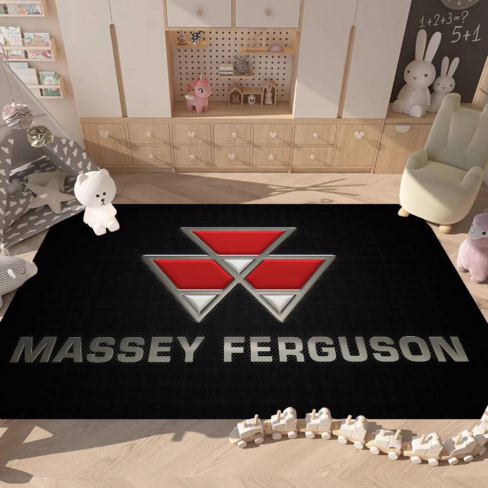 M-Massey F-Ferguson Floor Mat INS Style Soft Bedroom Floor House Laundry Room Mat Anti-skid Household Carpets