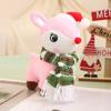 New Christmas Deer Christmas Scarf Hat Doll Plush Toy Christmas Decoration Queue Props