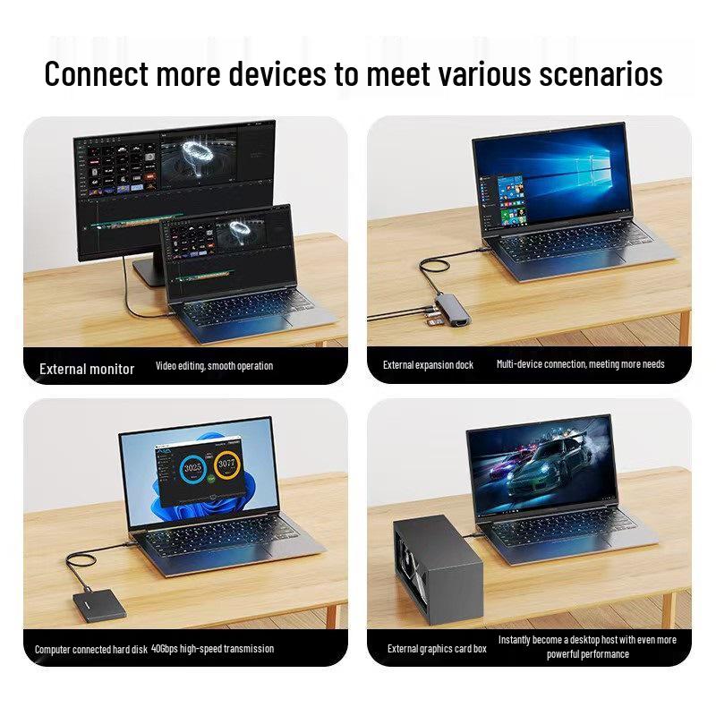 Кабель USB4 Type-C: Передача данных 40 Гбит/с, Быстрая зарядка 240 Вт, Зеркалирование экрана 8K