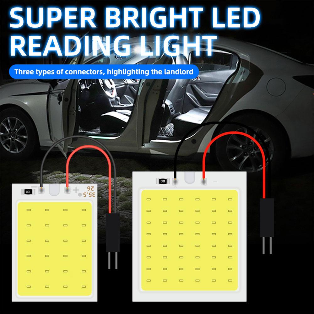 4 шт. Светодиодные лампы Festoon COB LED 31 мм 36 мм 39 мм 41 мм с цоколем T10 BA9s C5W для плафона автомобиля, салонного освещения, освещения номера автомобиля 7