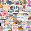 50Pcs Reading Lovers Stickers Teens Teachers Students Book Stickers Waterproof Scrapbook Decal DIY Supplies