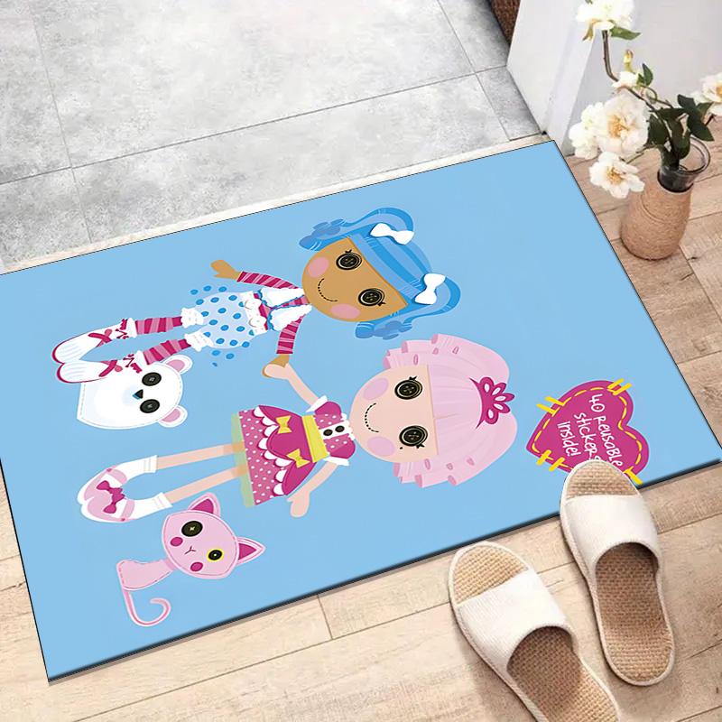 1 шт. Ковер с принтом Lalaloopsy3 для спальни, гостиной, домашнего декора, нескользящий коврик, ковер для прикроватной зоны
