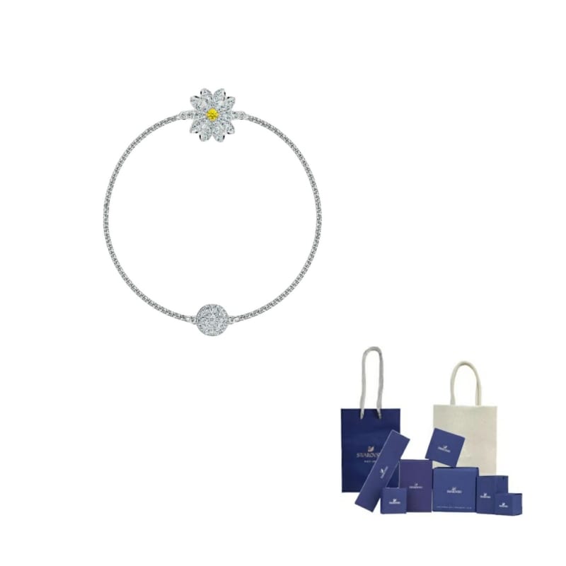 Swarovski Remix Rhodium plated Necklaces Women's White 5535299