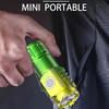 3 светодиодный супер яркий фонарик, портативный мини-вспышка, перезаряжаемый наружный аварийный прожектор с зажимом для ручки, магнитным креплением на хвосте