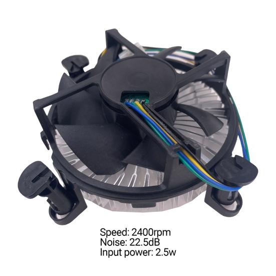 Кулер для процессора Тихая Стабильная Производительность Противоскользящий Высокоскоростной Эффективный Быстрый Отвод Тепла Алюминий