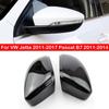 For Volkswagen VW Jetta 2011-2017 Passat B7 2011-2014 Car Rearview Side Mirror Cover Wing Cap Exterior Door Rear View Case Trim