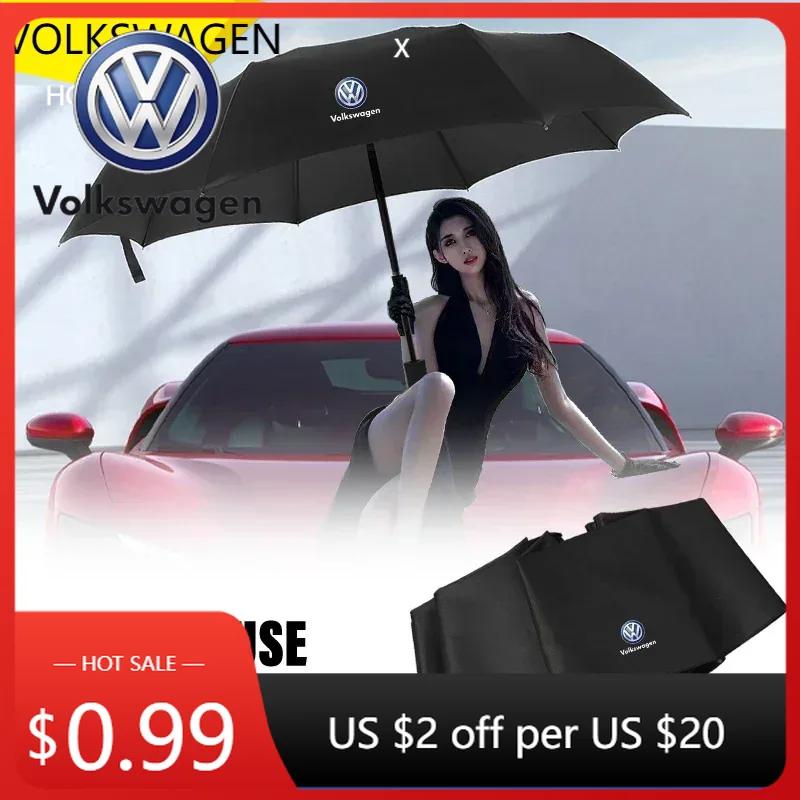 For VOLKSWAGEN VW 2025 Hot Men Women Umbrella Fully Automatic Reverse Folding Umbrella Windproof For Volkswagen VW R Line Golf P