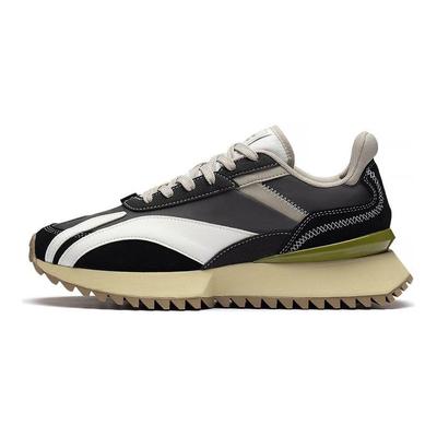 Li Ning Cargo Retro Low-Top Sports Casual Shoes Men Sneakers Black Gray White AGCS261-2