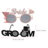Bride & Groom Funny Groom Bride Glasses Bachelor Party Eyeglasses Photo Props Wedding Party Decoration Wedding Supplies