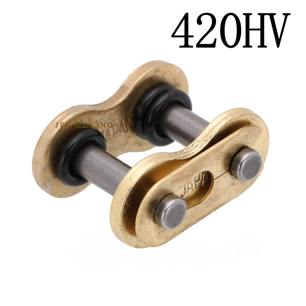 420 428 520 525 530HV Chain Connector Heavy Connecting Master Joint Link With O-Ring Chain Lock Motorcycle Buckle Ring Link JFG