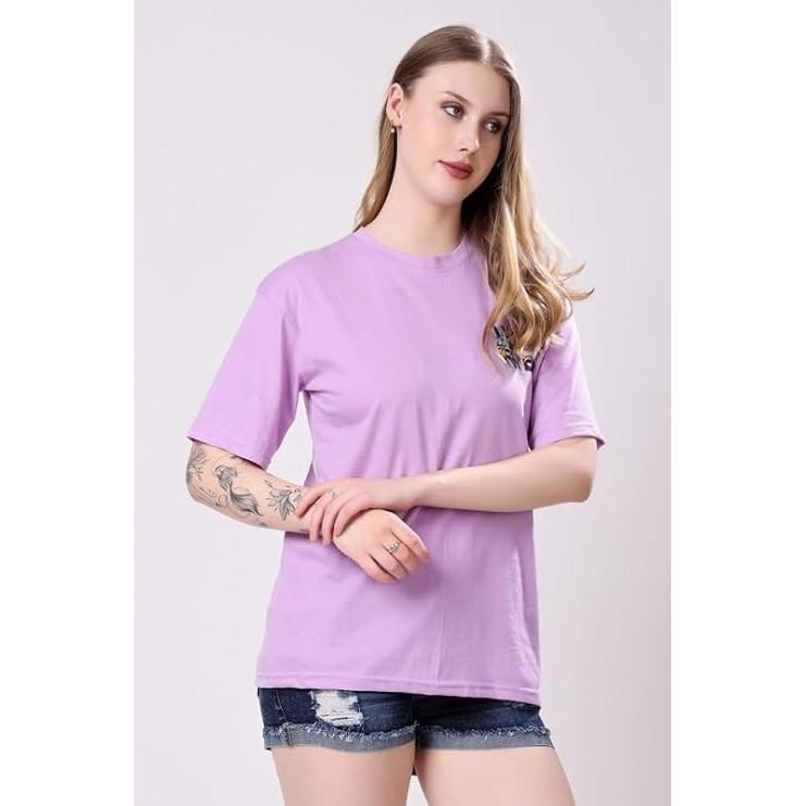 Women's Casual Wear T-shirt Cotton Blend Graphic Printed Oversized Top Pack Of 2