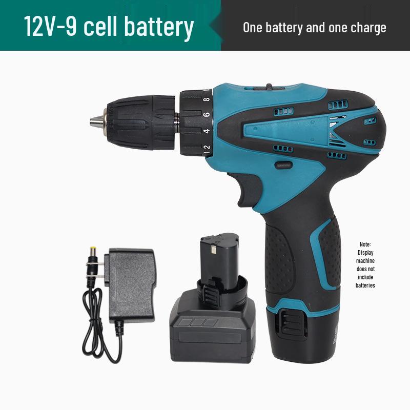 12V High-Power Lithium Battery Cordless Impact Drill Set