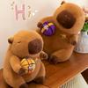 Capybara Basketball Plush Toy Cartoon Stuffed Animal Doll Room Decoration Gifts