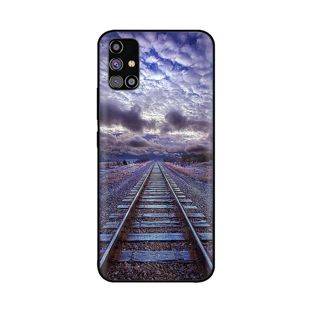 For Samsung Galaxy A51 Phone Case Heart-Butterfly Funda For Samsung A51 Case A 51 4G 5G Cover Protection Liquid Silicone Bumper