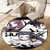 1pc KPop Demon Hunters10 Design Printed Area Round Carpet for Bedroom Living Room Home Decor Rugs Mat Non Slip Mat Rug for Bedside