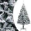 Day and Night - Day and Night Artificial Christmas Tree PVC Green Snow Flocked 400 Cm
