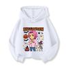 Kpop Witch Hunt Girls' Hoodies, Children's Spring and Autumn Hoodies, Fashionable and Versatile Cartoon Style Printed Thin Sweatshirts
