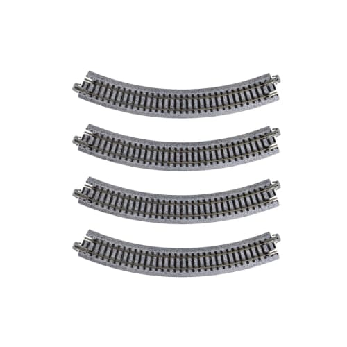 KATO N Gauge Curved Track R216-45, Set of 4, 20-170, Model Railroad Supplies