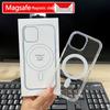 Магнитный прозрачный чехол для iPhone 14, 15 Pro, 16 Pro Max и 17 Pro