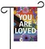 You Are Loved Garden Ag - Rainbow Yard Ag - Good Ideas Outdoor Decoration And Garden Terraces Gift For Lgbtq+ Community EEN