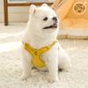 Purple Pet Pastel Harness Dog and Cat Chest Strap for Small Dogs, Yellow, 1 Piece
