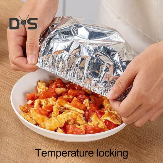Изоляционная крышка из алюминиевой фольги, термостойкие пищевые покрытия для кухни, эластичные пакеты для сохранения свежести, крышки из алюминиевой фольги для хранения продуктов