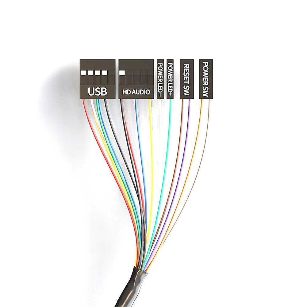 165СМ Кнопочный переключатель Вкл/Выкл с USB и аудиопортом Настольный передвижной блок питания Переключатель питания ПК для интернет-кафе/Киберспорта/Отелей