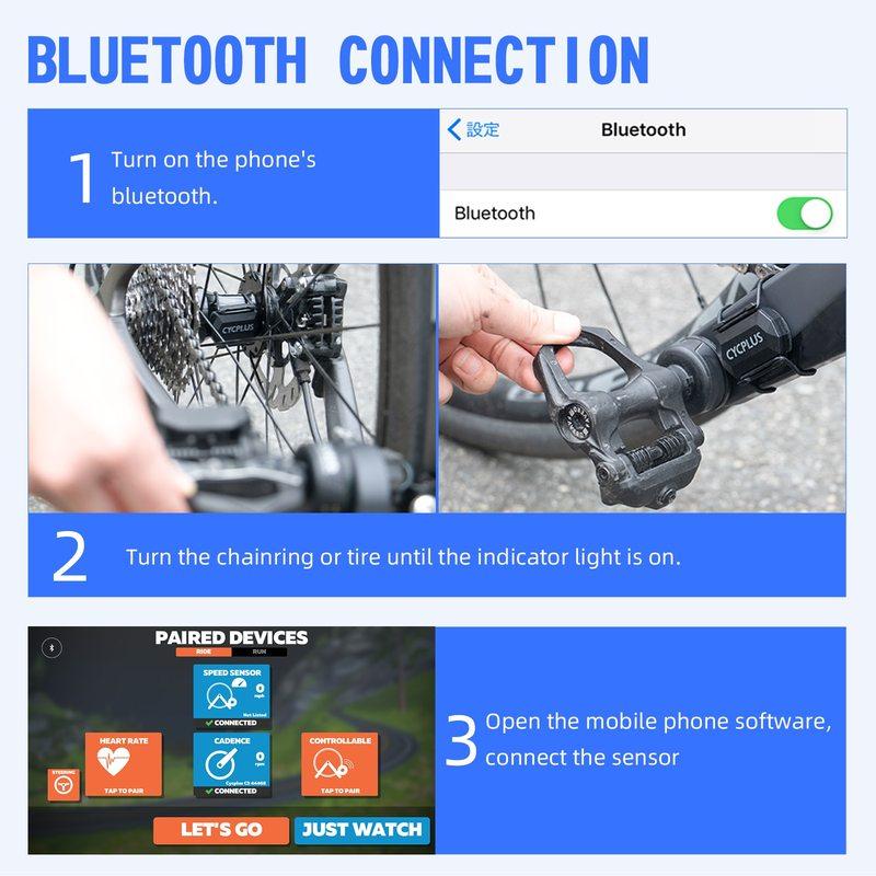 CYCPLUS Cadence Speed Dual Sensor Велосипедные аксессуары ANT+ BLE 5.0 спидометр для XOSS Strava Bike Computer