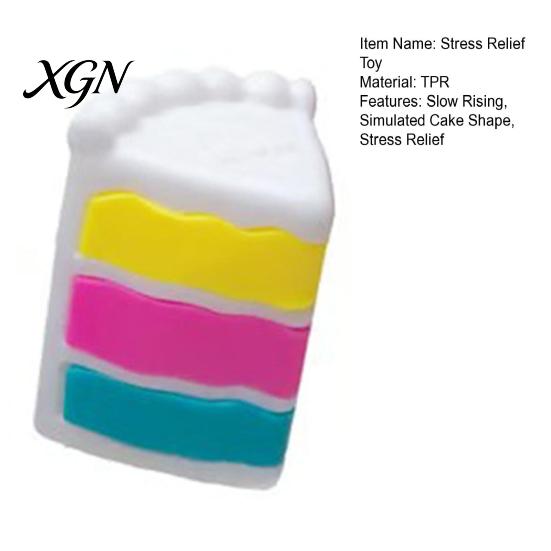 Anxiety Relief Cake Toy Slow Rising Squeeze Stress Simulated Pinch Focus Aid Anti-anxiety Fidget Ball Hand Relaxation