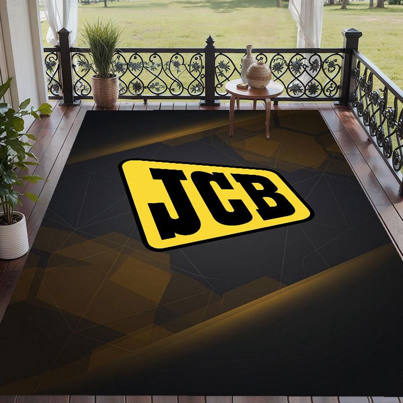 Soft Floor Carpet JCB Pattern Area Rug Decorative Mat For Home Room Decoration