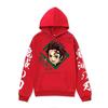 Anime Demon Slayer Hoodie Mens Winter Fleece Lined Oversized Casual Streetwear Pullover