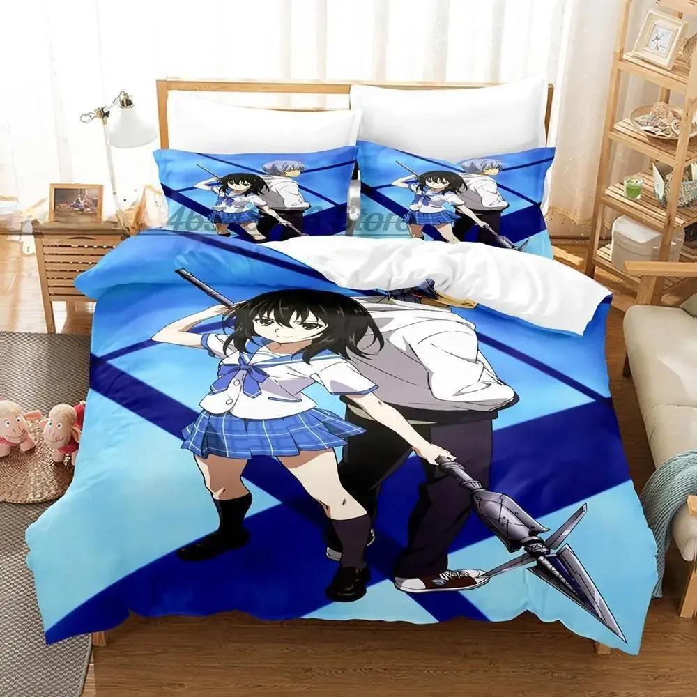 3D Печатный Набор Постельного Белья STRIKE THE BLOOD Аниме Пододеяльник Одеяло Роскошный Подарок на День Рождения