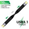 HdoorLink Кабель для зарядки USB 4.0 Gen3 Type C PD 100 Вт 5 А USB C to C Быстрая зарядка Thunderbolt 3 4K Кабель USB C 40 Гбит/с Кабель для передачи данных