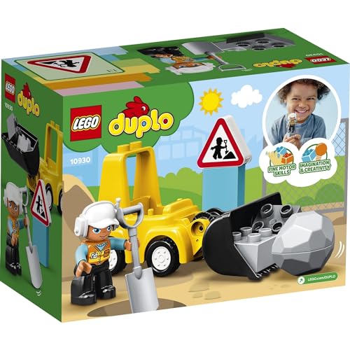 LEGO Duplo Бульдозер 10930, подарок из кубиков для малышей и детей ясельного возраста, идеально подходит для строительства города, для мальчиков и девочек от 2 лет.