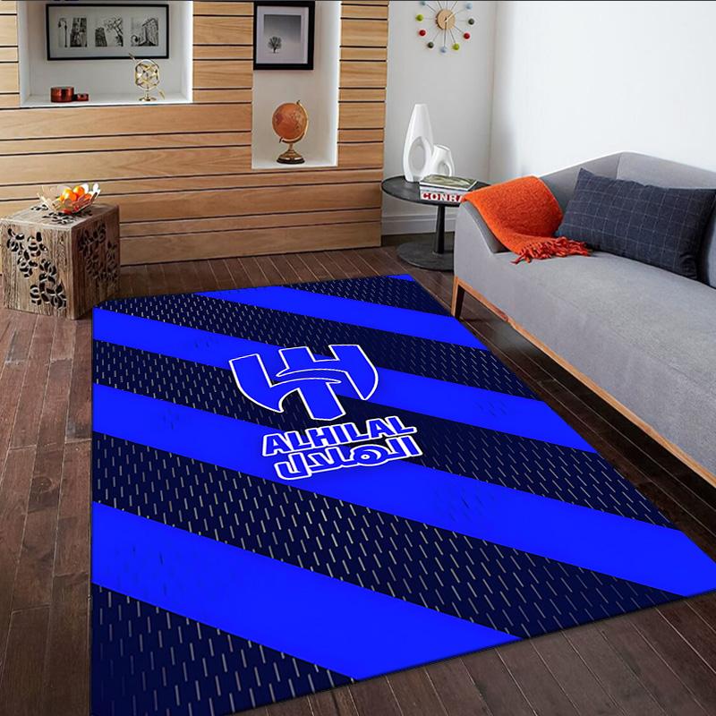 Al Hilal Emblem Design  Carpet, Kitchen Rugs, Yoga Mat, Non-Slip Mats, Rug for Bathroom, Living Room bedroom, Camping Rugs Christmas Gift