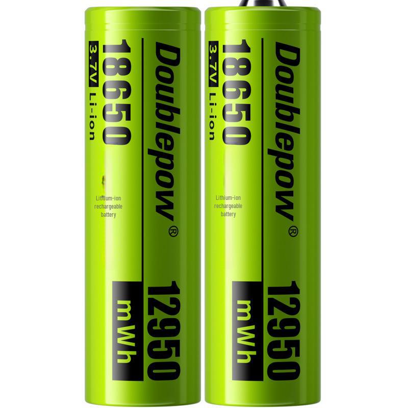 High-Capacity 12950mWh 3.7V 18650 Lithium Battery for Flashlights & Portable Fans