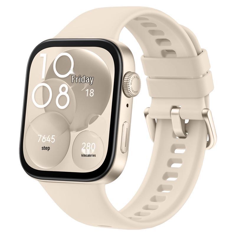 Совместим с часами Huawei Fit4, ремешок из микротекстурированного силикона, по стилю аналогичен оригинальному ремешку HUAWEI FIT3.