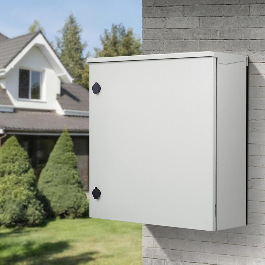Electrical Steel Enclosure Box NEMA 4 Outdoor Enclosure 24 x 24 x 8'' UL