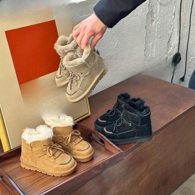 Новые зимние мягкие и толстые теплые детские зимние сапоги