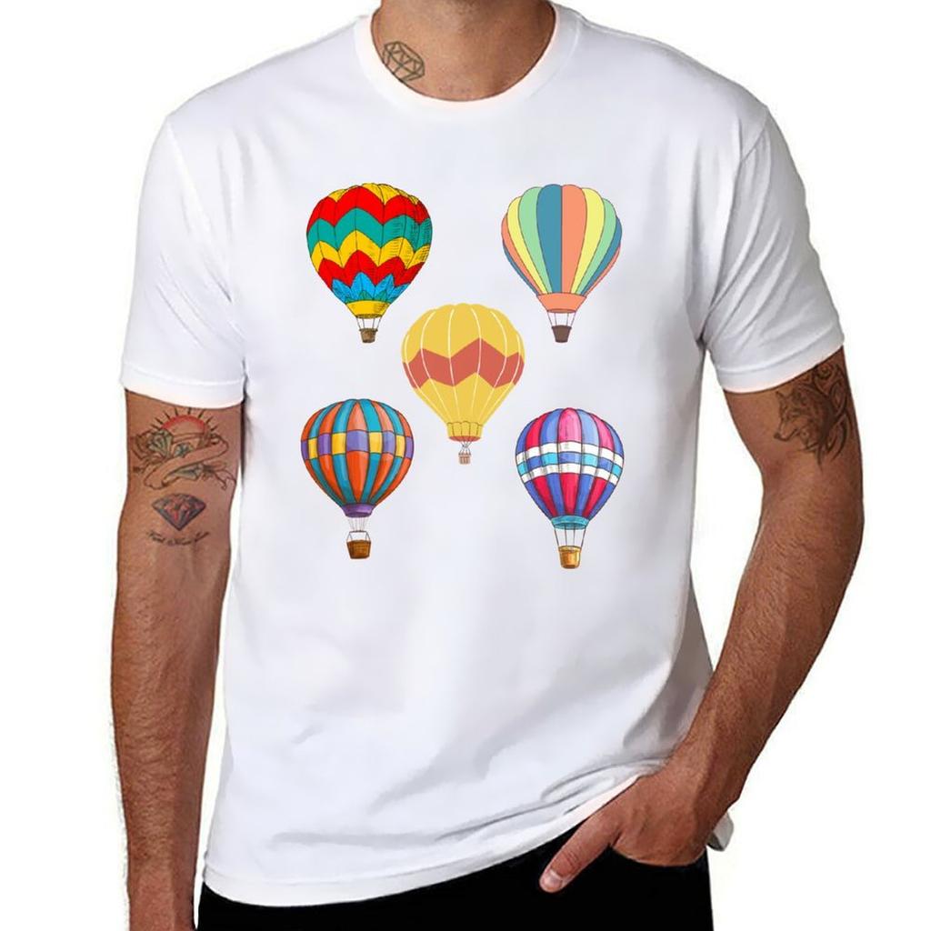 Hot Air BalloonBack to school gifts TShirt Modern Style Print TShirt