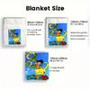 Dragon Ball Easy to Carry Blanket Lightweight Flannel Warm Blanket for Travel Outdoor THW