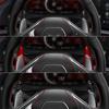 For Corvette C8 2020-23 Hard Carbon Fiber Steering Wheel Shift Paddles Sport Replacement Paddle Shifter Interior Car Accessories