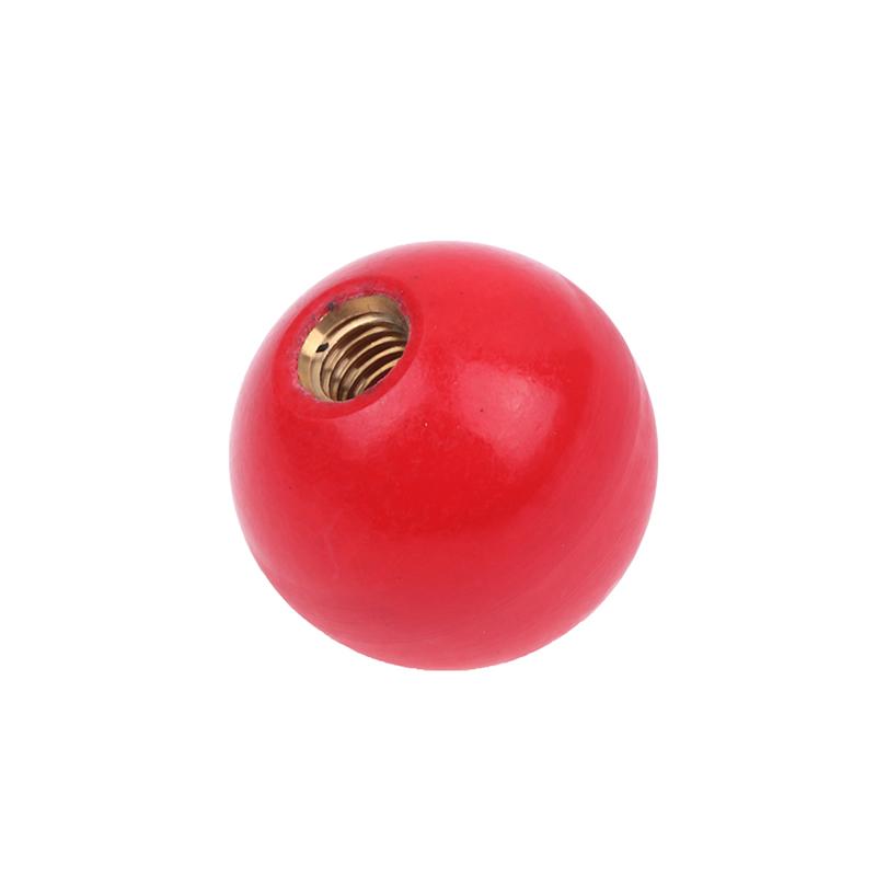 M4/M5/M6/M8/M10/M12 Красный бакелитовый сердечник Диаметр Бакелитовая шариковая рукоятка рычага Замена для станка круглая рукоятка